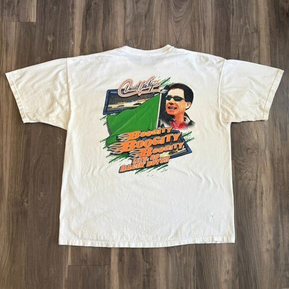 Vintage Darrell Waltrip NASCAR T-Shirt Men's Size XXL Boogity White Racing - Picture 4 of 7